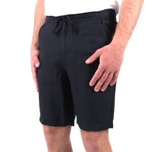 Vince NWT Lightweight Hemp Shorts Coastal Blue Men's Size XXL Pull On Flat Front